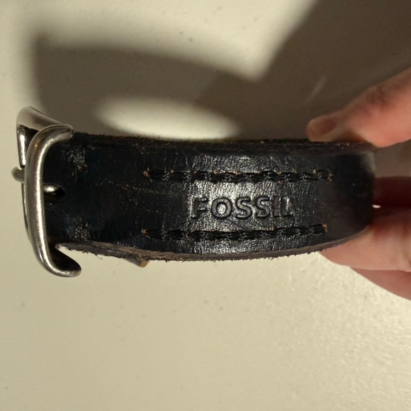 Fossil Bundle of 2 Classic Leather Belts Brown Black Western Boho Casual Capsule main image 11